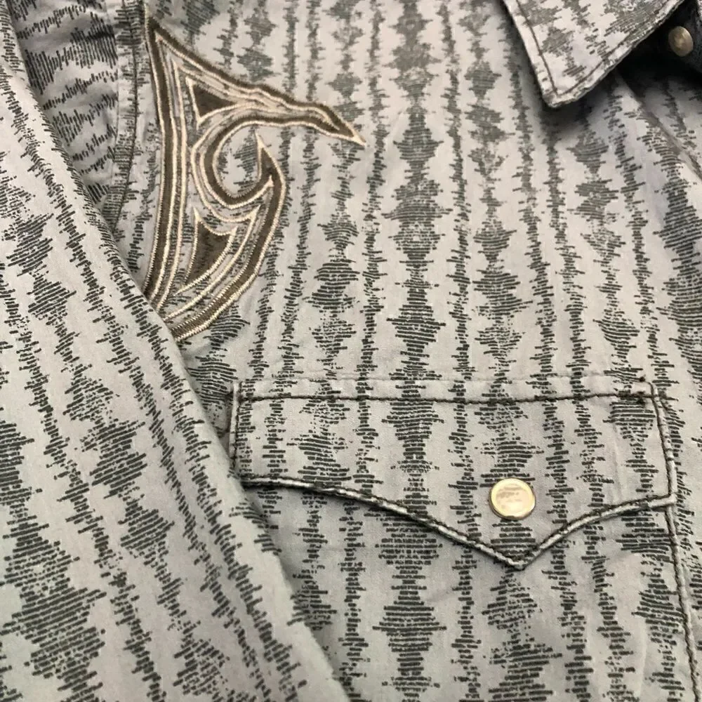 Rock 47 mens button down shirt. Size large